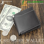 ボンデッドレザー ベラ付き二つ折り財布 サラマンダー社コラボ限定品 IG-703 メンズ財布