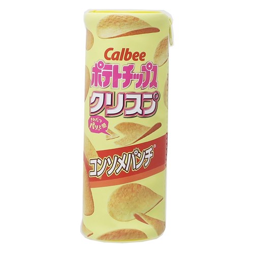 【ペンケース】ポテトチップスクリスプ 円筒ペンポーチ/コンソメパンチ