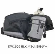 ●☆Double3 ランニング ボトルポーチ DW1600BLK (SILVER/BLACK) 50112