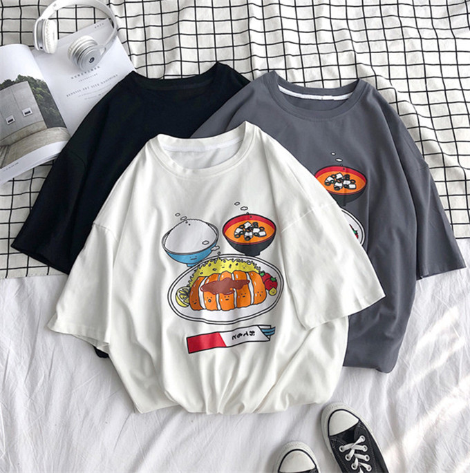 魅力100 春夏新品可愛い プリント Tシャツ 夏 男女兼用 トレンド カジュアル スリムフィット 上着 アパレル オープンブリッジ 合同会社 問屋 仕入れ 卸 卸売の専門 仕入れならnetsea