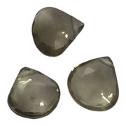 [スペシャルルース] 即納品 スモーキーシトリン/マロンカットパーツ/約9.4x9.8x4.2mm/3個セット