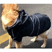 大型犬 　ハイライト反射条付き 防水　透気　レインコート 　大きいサイズ 犬服  ペット  犬  全4色