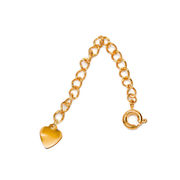 サージカルステンレス製 アジャスターチェーン6.5cm幅 K18イエローゴールド