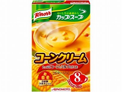 AJINOMOTO 味の素 クノール カップスープ コーンクリーム 8袋 x6 *