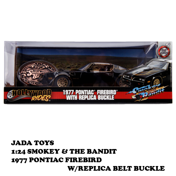 1:24 SMOKEY & THE BANDIT 1977 PONTIAC FIREBIRD W/REPLICA BELT