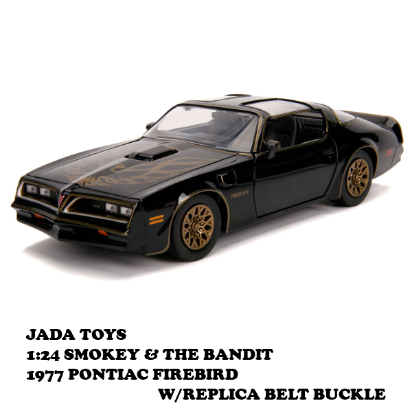 1:24 SMOKEY & THE BANDIT 1977 PONTIAC FIREBIRD W/REPLICA