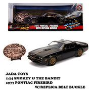 1:24 SMOKEY & THE BANDIT 1977 PONTIAC FIREBIRD W/REPLICA BELT BUCKLE 【トランザム7000 ミニカー】