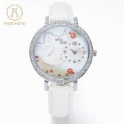 腕時計 レディース Miss Keke レディース腕時計 ケケ KK1041 白鳥 ラインストーン ファッションウォッチ