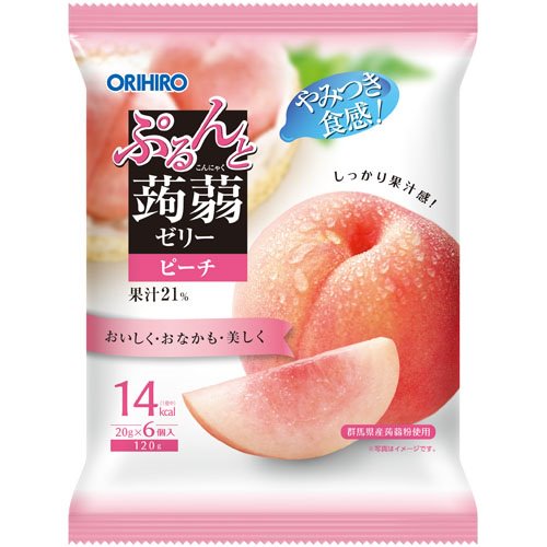 ぷるんと蒟蒻ゼリーTパウチ ピーチ