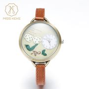 腕時計 レディース Miss Keke レディース腕時計 ケケ KK0062 コーヒー 珈琲 ファッションウォッチ