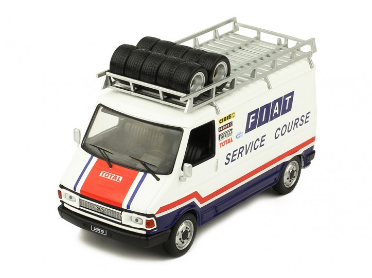 ixo/イクソ フィアット 242? FIAT FRANCE Service Course 1979  ルーフラック