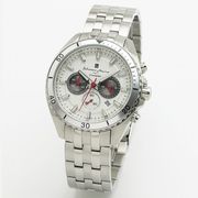 正規品 SalvatoreMarra 腕時計 サルバトーレマーラ SM19113-SSWH クロノグラフ メタルベルト メンズ腕時計