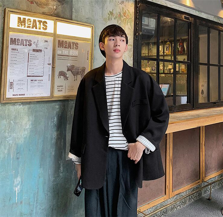 スーツコートカジュアル イギリス風 ゆったりする レトロ 韓国カレッジ風 百掛け スタイル スリム トップス メンズアパレル オープンブリッジ 合同会社 問屋 仕入れ 卸 卸売の専門 仕入れならnetsea