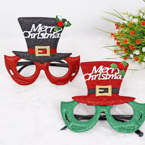 メリークリスマス サングラス メガネ 眼鏡 クリスマス用品 飾り 面白い