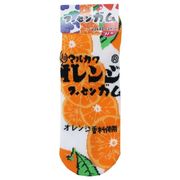 【靴下】お菓子 レディースソックス オレンジ フーセンガム