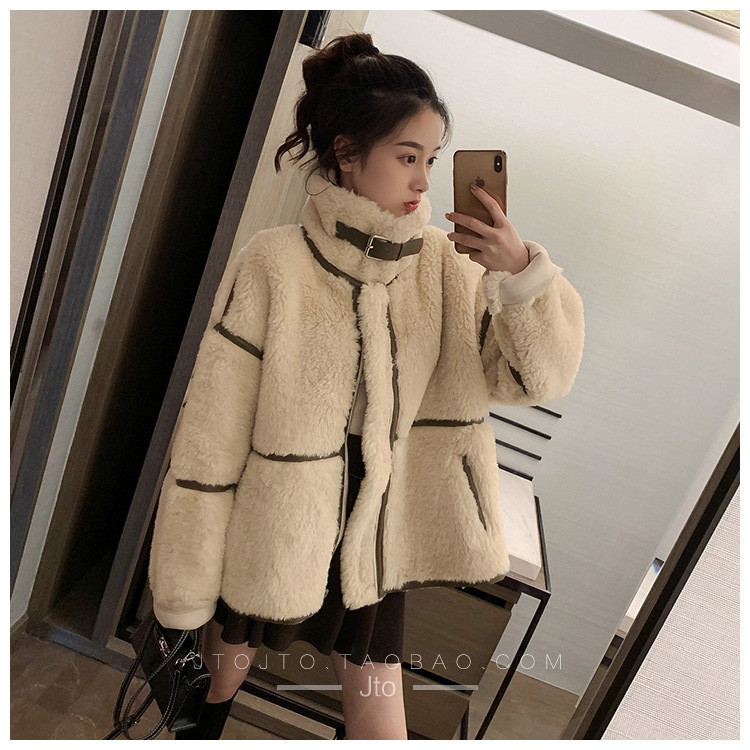 19 秋冬 新品 子羊の毛 ゆったりする 暖かいジャケット もこもこ 中綿コート ムートンコート アパレル オープンブリッジ 合同会社 問屋 仕入れ 卸 卸売の専門 仕入れならnetsea