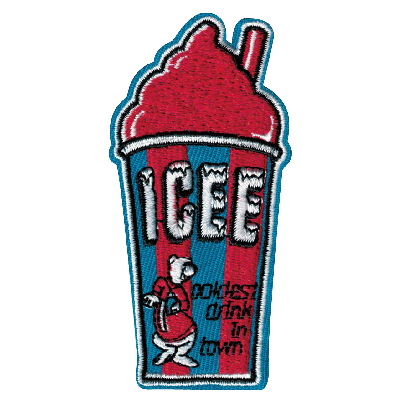WAPPEN【ICEE CUP RED】 ワッペン アイシー