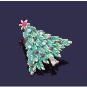 飾り　ブローチ　  アクセサリー      レディース 　 クリスマスツリー