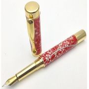 日本製 made in japan 美濃和紙万年筆/桜と麻の葉 TWM1804