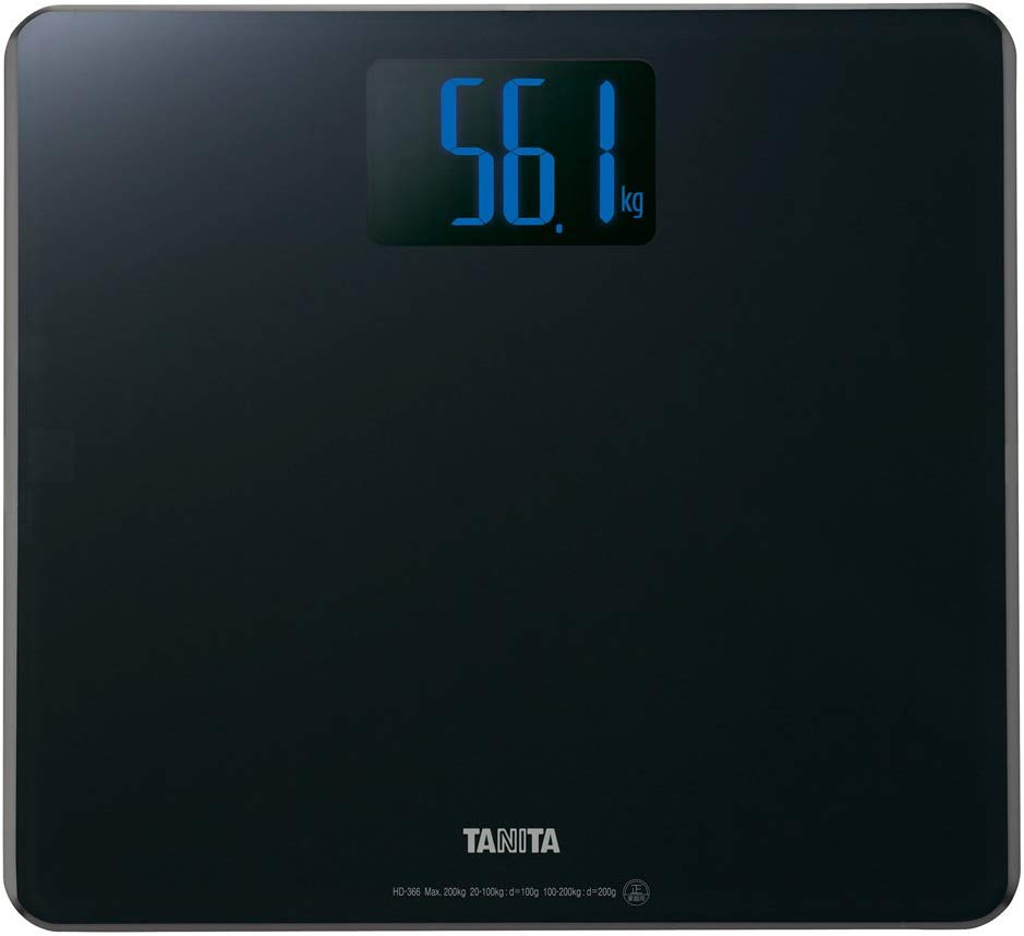 タニタ(TANITA) 〈ヘルスメーター〉デジタルヘルスメーター HD-366-BK(ブラック)
