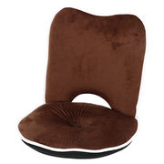 低反発ドーナツ座椅子 ブラウン