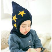 2020年春ファッション　キャップ　  韓国風  帽子　ベービー帽子　新生児　ニット帽　尖んがり