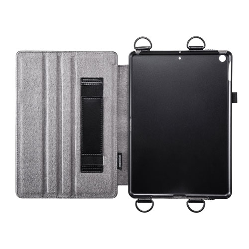サンワサプライ iPad 10.2インチ スタンド機能付きショルダーベルトケース PDA-