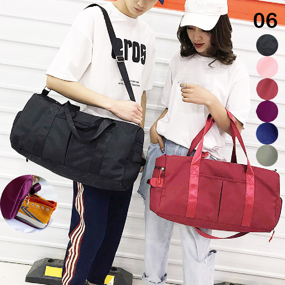 【日本倉庫即納】 スポーツバッグ 男女兼用 ボストンバッグ ジムバッグ シューズ収納 バッグ