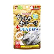 ジャパンギャルズプレミアムナットウキナーゼ+DHA＆EPA　90粒　箱/ケース売　100入