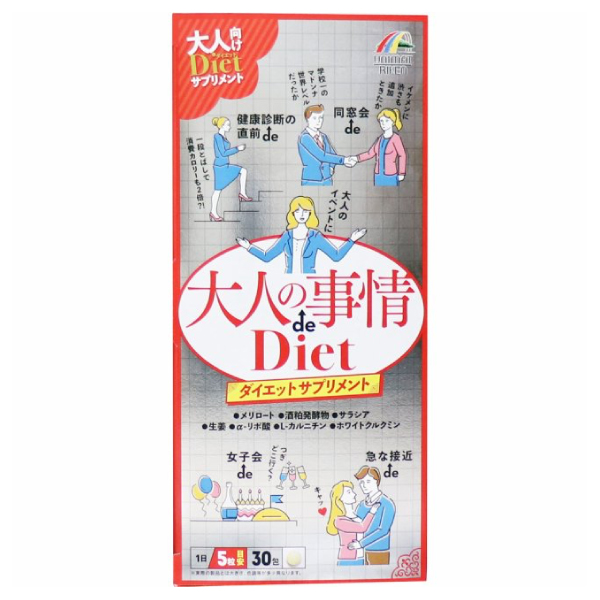 大人の事情　de Diet　ダイエットサプリメント　箱/ケース売　24入