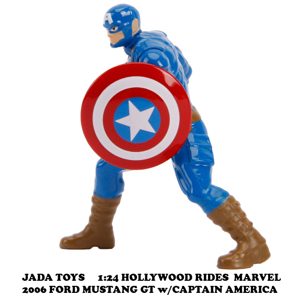 Captain America 2006 Ford Mustang GT 1:24 Vehicle & Figure