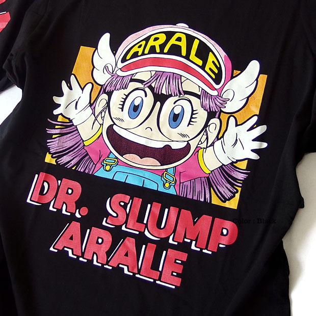 誰もが知ってるあのアニメ Dr スランプ アラレちゃん のイラストが可愛いaraleプリントｔシャツ アパレル 有限会社 マウスユニットガーメントスタジオ 問屋 仕入れ 卸 卸売の専門 仕入れならnetsea