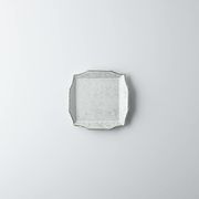 寿山窯 rim リム スクエア S(10cm) ホワイトアッシュ[美濃焼]