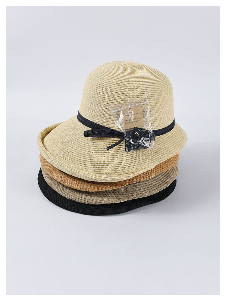 新発売 麦わら帽子 バイザーハット 帽子 レディース UVカット ハット サンバイザー 折りたたみ帽子