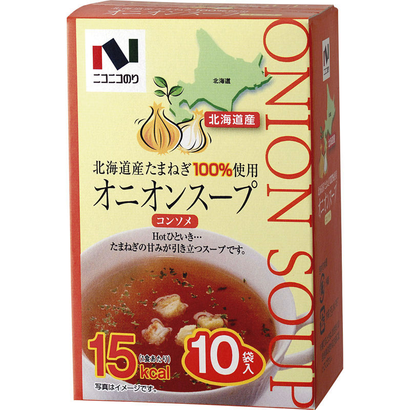 （3/末頃終了予定）ニコニコのり 北海道産オニオンスープ10袋