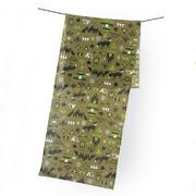 【新登場！日本製！優れた速乾性と携帯性！アウトドア専用手ぬぐい ANDRIAS】キャンプ　カーキ