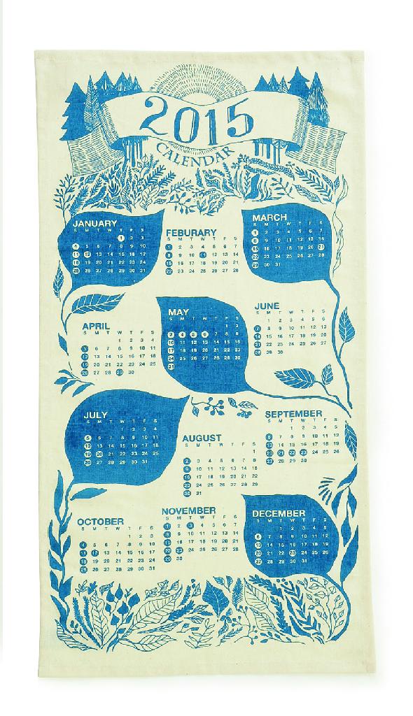 KST： ランドスケープ【キッチンクロスカレンダー/S】