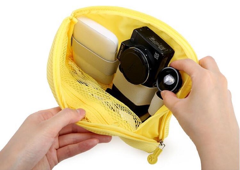 クッションポーチ ケース 耐衝撃 耐震 小物入れ コインケース ミニ