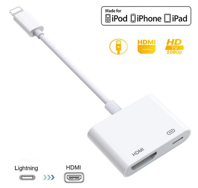 宝来商事 Lightning HDMI 変換ケーブル iPhone HDMI 1080P 高画質 HDMI 