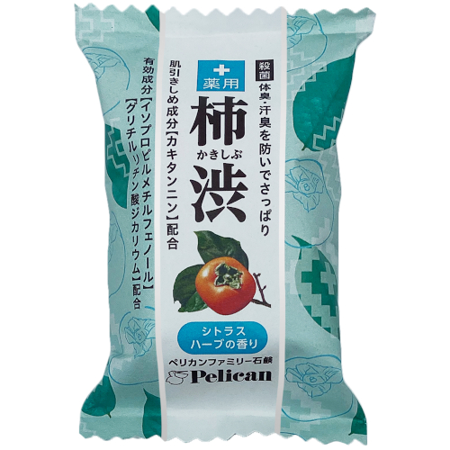 ペリカンファミリー石鹸 薬用柿渋（1P）