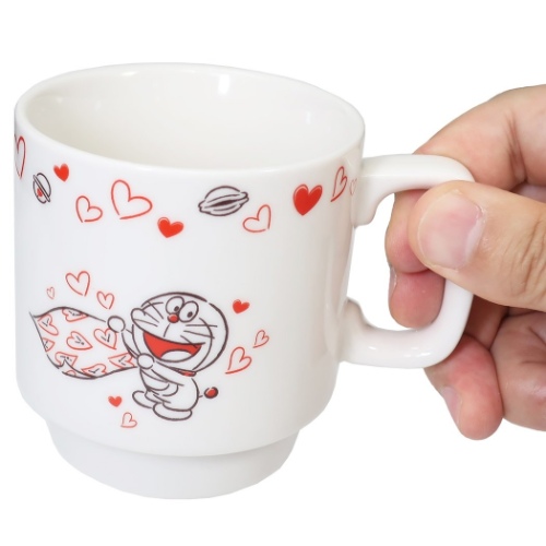 マグカップ ドラえもん 磁器製スタックマグ 50周年記念 ハートコレクション 家具 インテリア 株式会社 ブライエンタープライズ 問屋 仕入れ 卸 卸売の専門 仕入れならnetsea