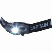 【キャプテンスタッグ】シンプルLEDヘッドライト ブラック【CAPTAIN STAG】