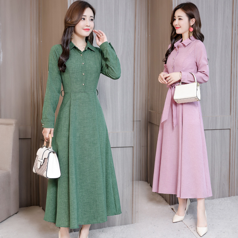 ワンピース レディース 秋 マキシ丈ワンピース きれいめ シャツワンピース ロング丈 結婚式ドレス アパレル ファームレーテスト 有限会社 問屋 仕入れ 卸 卸売の専門 仕入れならnetsea