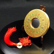 風水 鏡 ミラー 八角 魔除け 風水グッズ 八角鏡 八卦鏡 開運グッズ インテリア (太極九宮八卦凸面鏡)