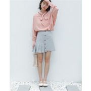 おすすめ商品 韓国ファッション 秋 小さい新鮮な 短いスタイル デザインセンス イレギュラー カレッジ風