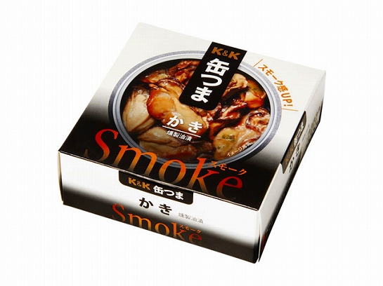 K&K 缶つまスモーク かき 50g x6 *