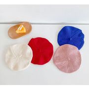 2020年ファッション　キャップ　  韓国風  帽子　子供　ニット帽子　ベレー帽