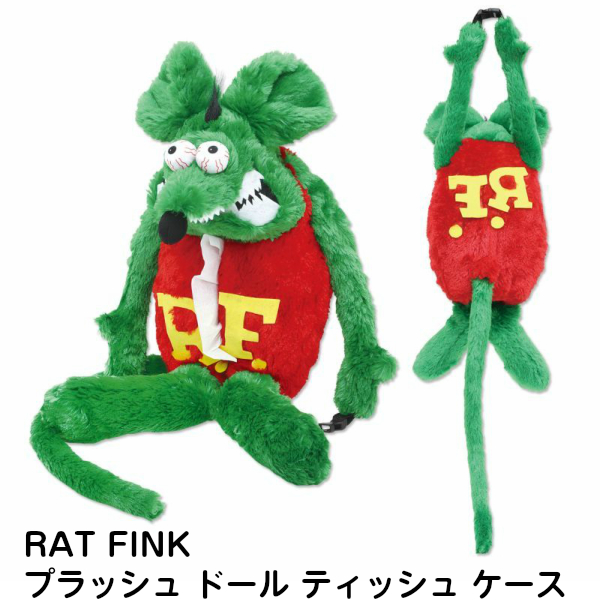 ラットフィンク プラッシュ ドール ティッシュ ケース　【RAT FINK】