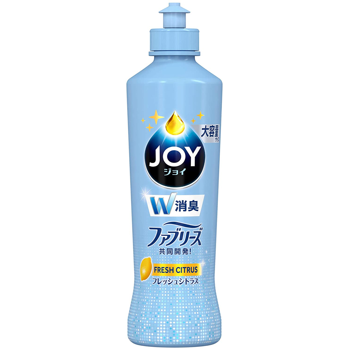 [販売終了] ジョイ ダブル消臭 台所用洗剤 フレッシュシトラス 濃縮コンパクトタイプ ボトル 300mL