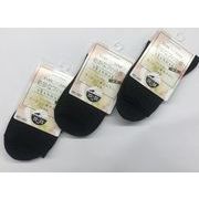 綿混吸水速乾クルーソックス